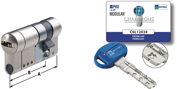 MEZZI CILINDRI MOTTURA MODULAR X SPESSORE 30MM    