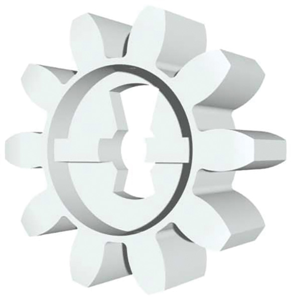 MODULAR PENNA DENTATA 10DT 1/2C - DC/POM 98C76005 