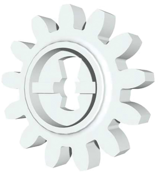 MODULAR PENNA DENTATA 13DT 1/2C - DC/POM 98C76009 