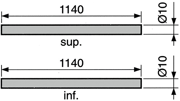 ASTE CR VERTICALI FISSE ART.94-01                 