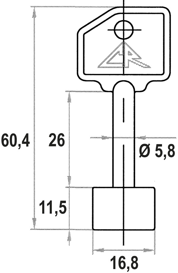 CHIAVI SICUREZZA POMPA CR ART.CR12                