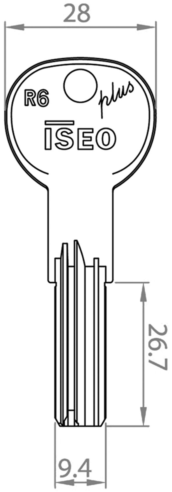 CHIAVI PUNZONATE ISEO R6 PLUS 020819              