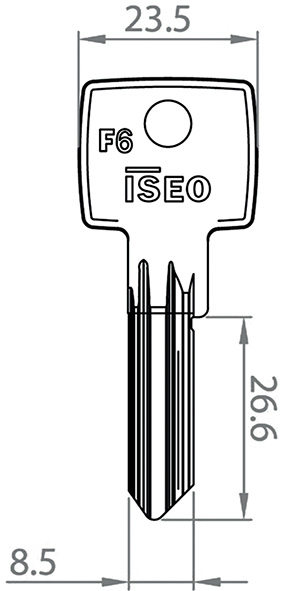 CHIAVI NAZIONALI ISEO F6 020609                   