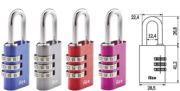 LUCCHETTI COMBINAZIONE ISEO                       