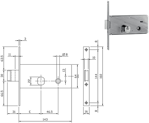 SERRATURE ISEO INFILARE ART.712601                