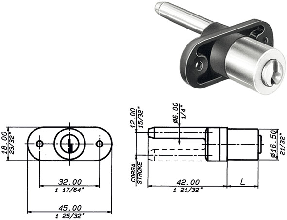SERRATURE PER MOBILI MERONI 2133                  