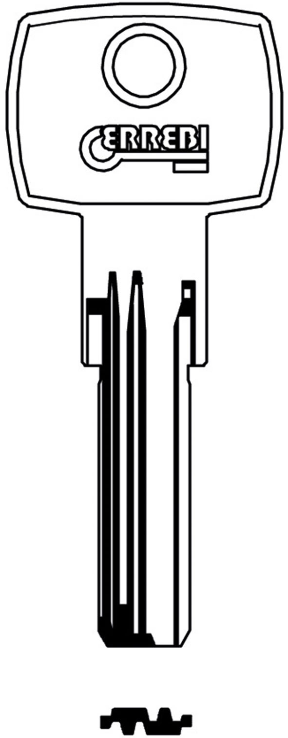 CHIAVI PUNZONATE AUN1R                            