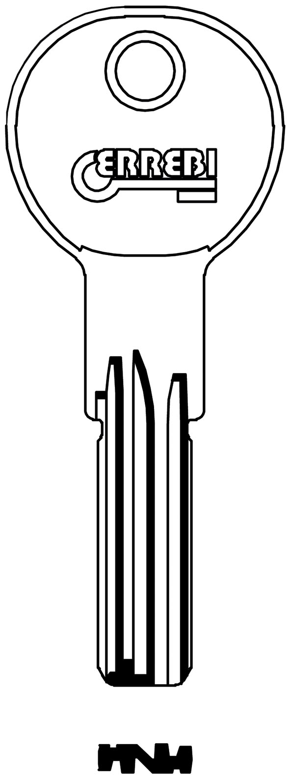 CHIAVI PUNZONATE I22                              