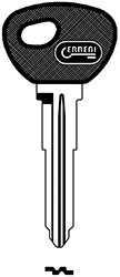 CHIAVI AUTO TRANSPONDER T00MZ19RP                 