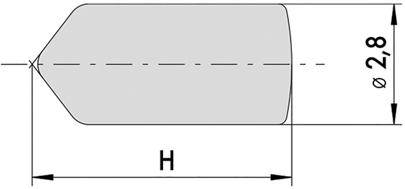 PERNI CISA D.MM.2,8 SALTO MM.0,44 CONF. PZ.1000   