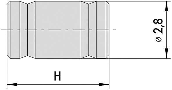 CONTROPERNI CISA D.MM.2,8 CONF. PZ.1000           