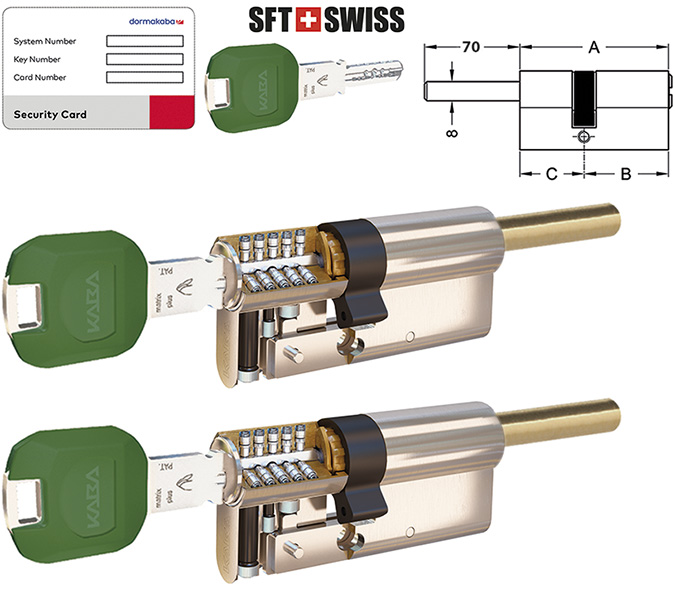 CILINDRI KABA * MATRIX PLUS * COPPIA C/P *KA*     