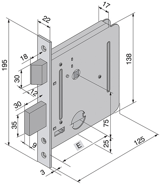 SERRATURE WELKA 054 PER CANCELLO                  
