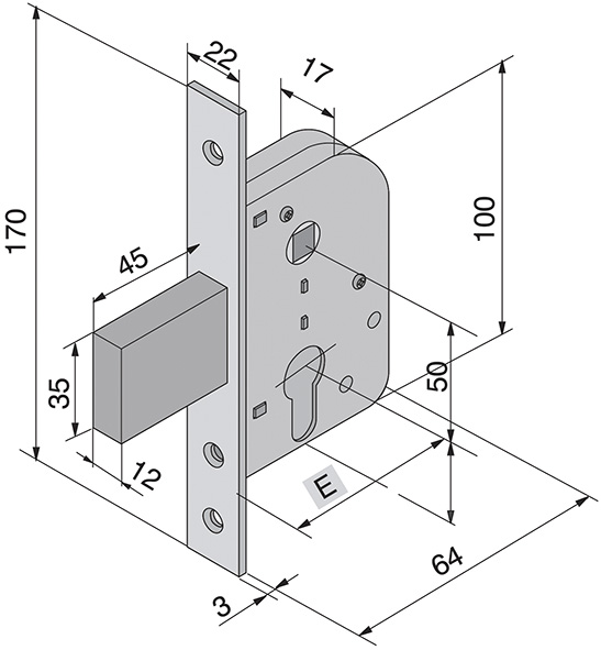 SERRATURE WELKA 069 IMPENNATA                     