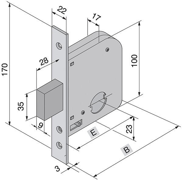 SERRATURE WELKA 071 IMPENNATA                     