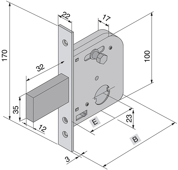 SERRATURE WELKA 073 IMPENNATA                     