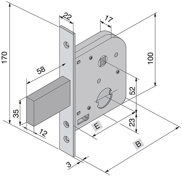SERRATURE WELKA 075 IMPENNATA                     