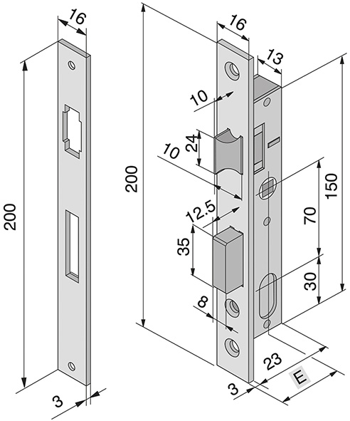 SERRATURE WELKA 111 DA MONTANTE                   