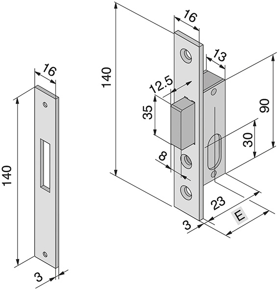 SERRATURE WELKA 112 DA MONTANTE                   