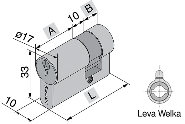 MEZZI CILINDRI WELKA 601 SAGOMATI                 