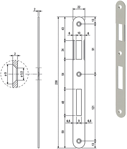 CONTROPIASTRE AGB PATENT GRANDE BT ART.590.01     
