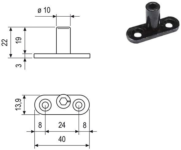 PERNO CHIUSURA DIRITTO AGB ART.901.11.93          
