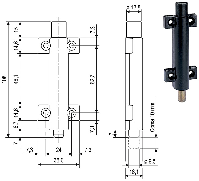 INVERTITORE AD ESPANSIONE PER SPAGNOLETTE AGB     