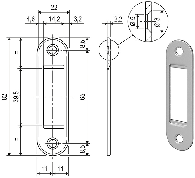 CONTROPIASTRE AGB EASY-FIX POLARIS 2XT ART.1402   