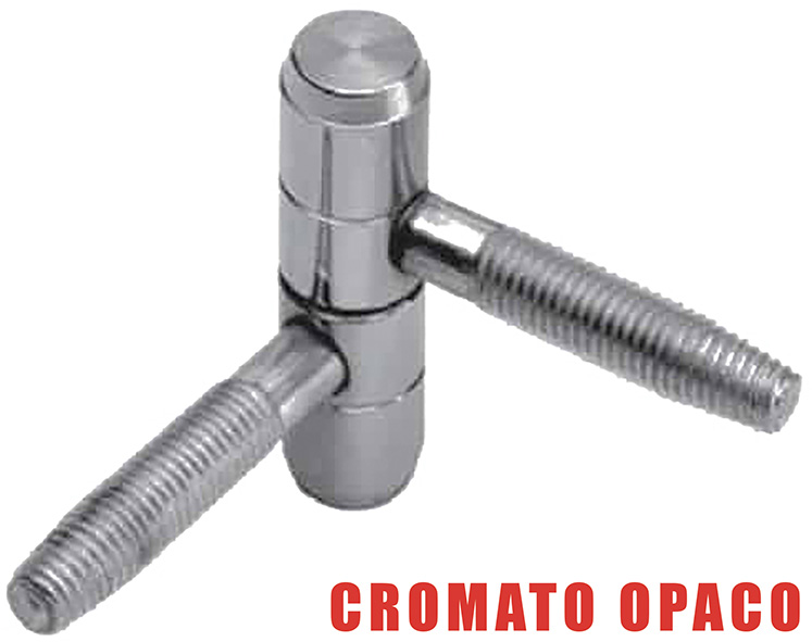 CERNIERE PER LEGNO AGB ANUBA CROMATO OPACO        