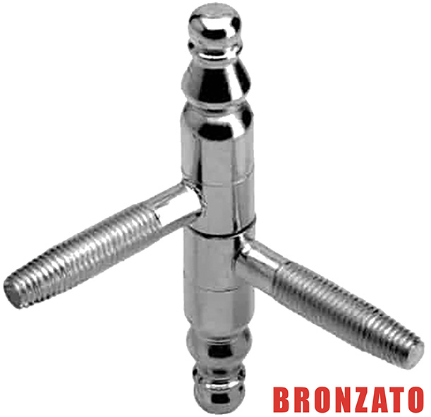 CERNIERE PER LEGNO AGB ANUBA BAROCCO BRONZATO     