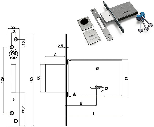 SERRATURE SECUREMME INFILARE 2000                 