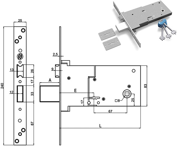 SERRATURE SECUREMME INFILARE 2010                 