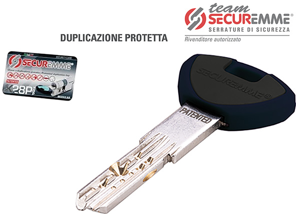 CHIAVI SECUREMME TEAM EVOK28 * DUPLICATO          