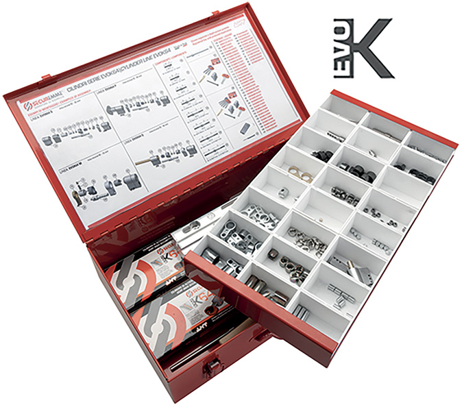 VALIGIA SECUREMME VAEVOK CILINDRI MODULARI EVOK   