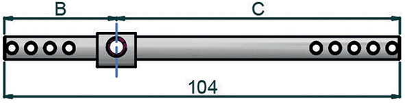 BARRA SECUREMME EVOK 3141-7686                    
