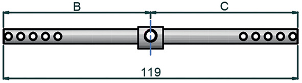 BARRA SECUREMME EVOK 6171-6171                    