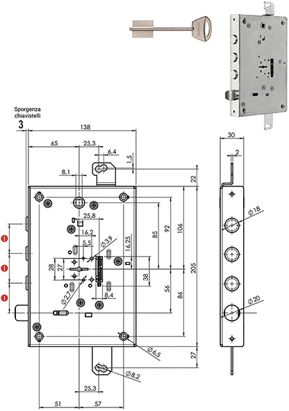 SERRATURE MUL-T-LOCK MATRIX *M* I.37              