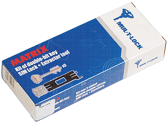 KIT 3 CHIAVI DM + SIM MULTLOCK MATRIX *M/C/D*     