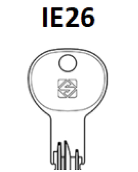 CHIAVI CONIATE SILCA PUNZONATE IE26               