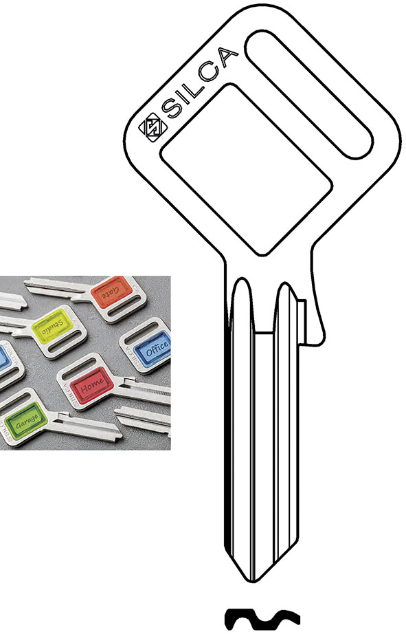 CHIAVI UNIVERSALI TAGGY UL050FZ                   