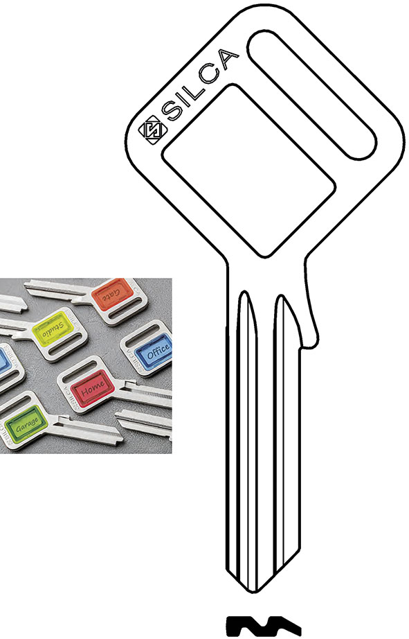 CHIAVI NAZIONALI TAGGY CB6FZ                      