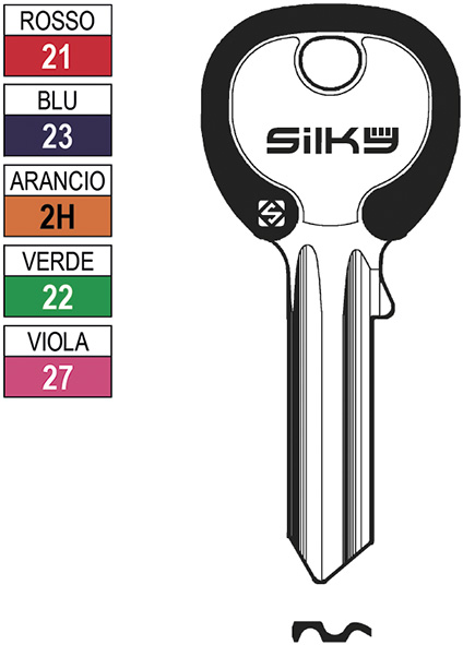CHIAVI UNIVERSALI SILKY UL050DZ                   