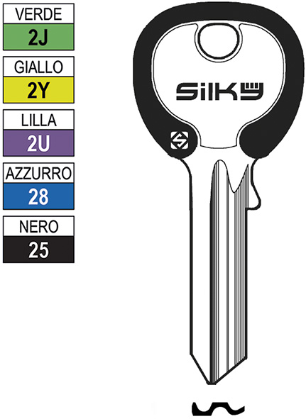 CHIAVI UNIVERSALI SILKY UL051DZ1                  