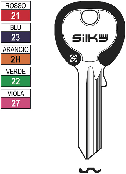 CHIAVI UNIVERSALI SILKY UL051DZ                   