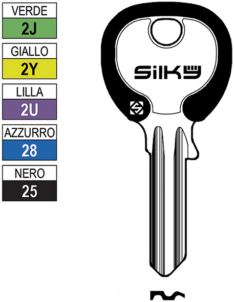 CHIAVI UNIVERSALI SILKY UL058DZ1                  