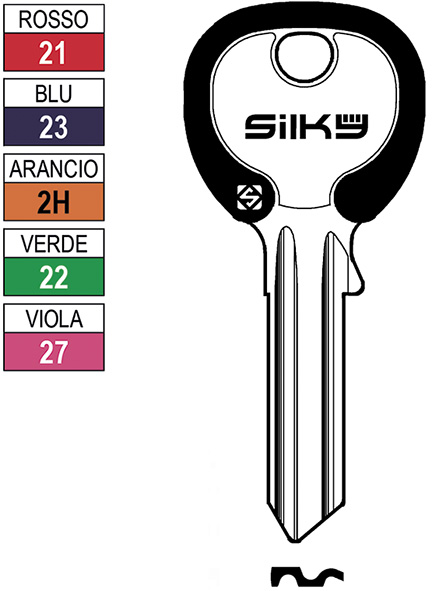 CHIAVI NAZIONALI SILKY CS206DZ                    