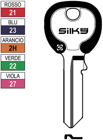 CHIAVI NAZIONALI SILKY VI081DZ                    