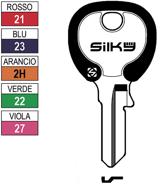 CHIAVI NAZIONALI SILKY VI084DZ                    