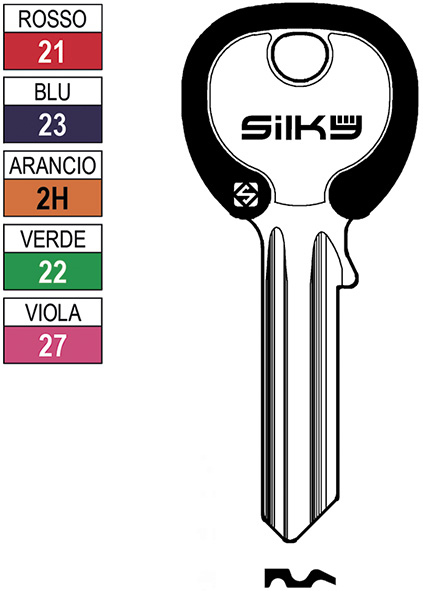 CHIAVI NAZIONALI SILKY WE1DZ                      