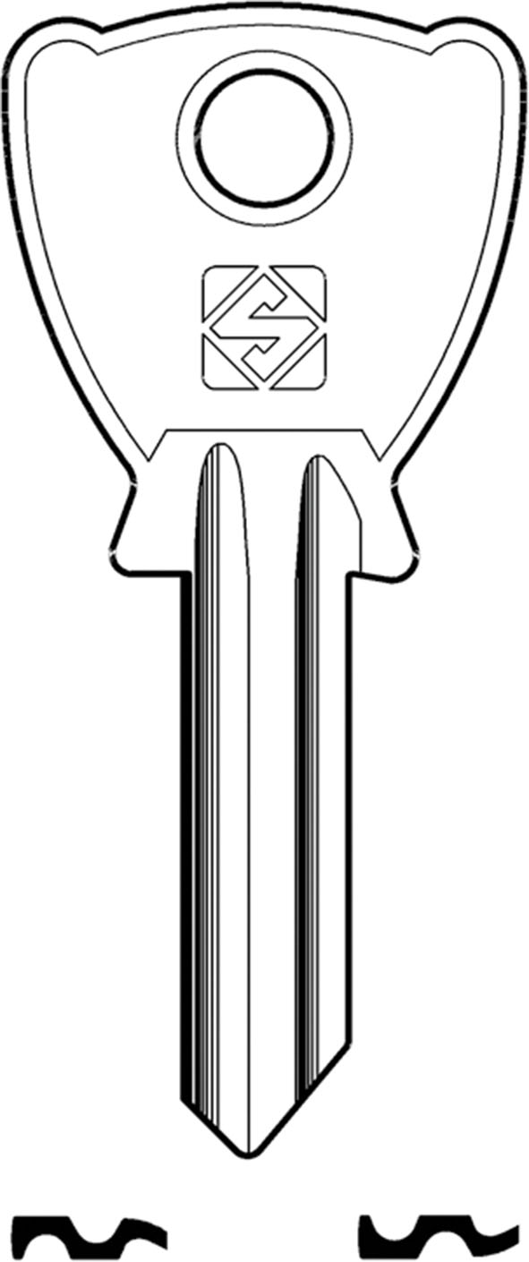 CHIAVI NAZIONALI BE202 - BE203                    